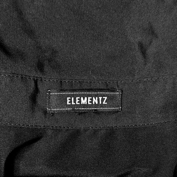 Elemenz Black Long-sleeve buttoned shirt with pockets Size XL - Picture 4 of 5